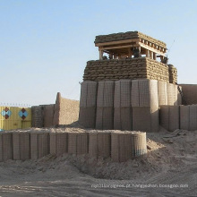 barreira do tipo Hesco de areia soldada de arame galvanizado